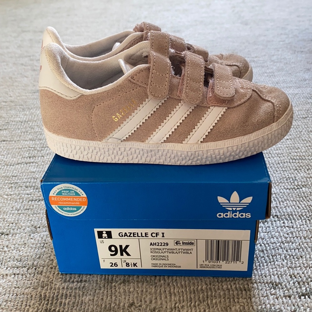Adidas Gazelle pink sneakers